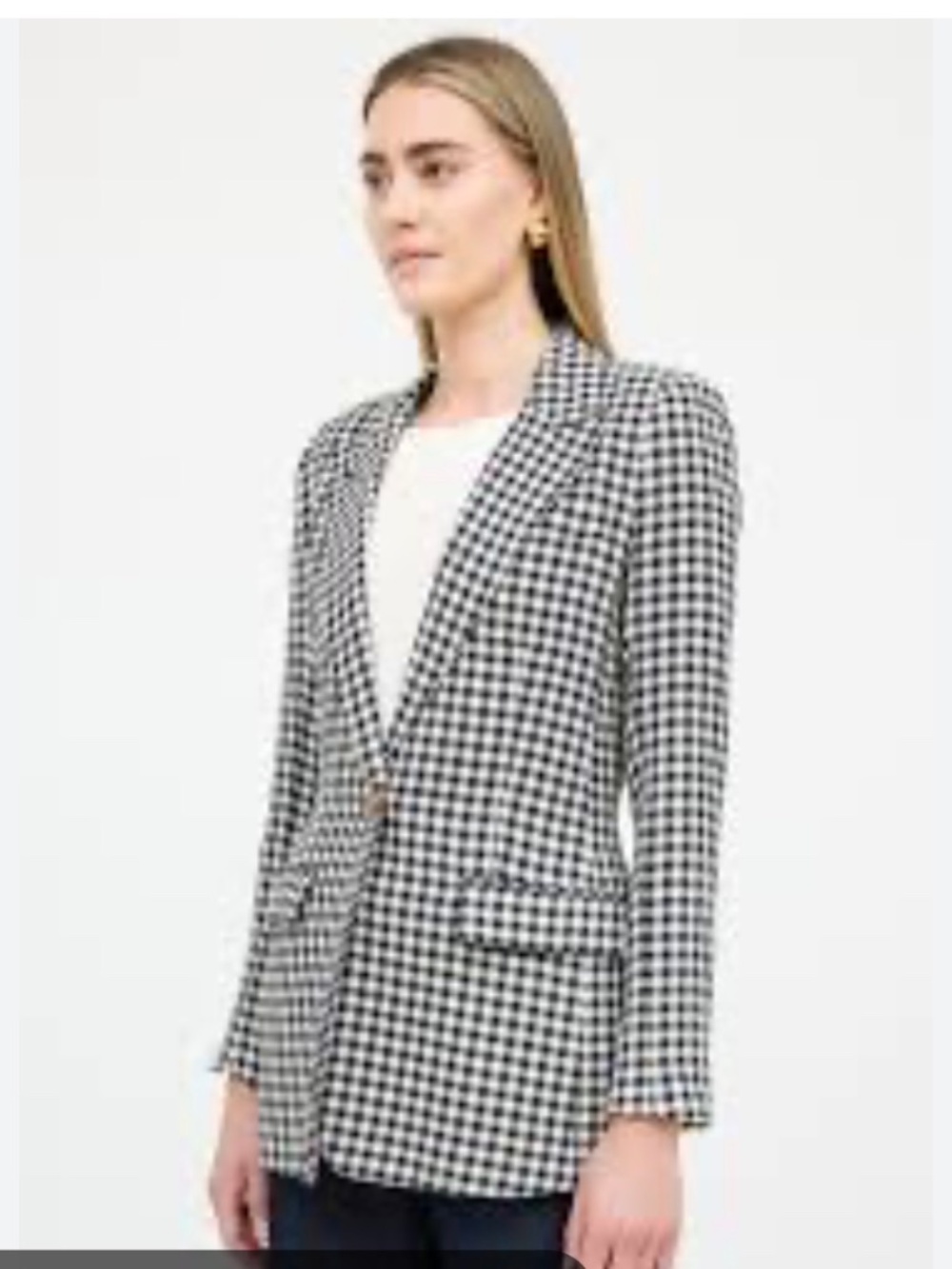 Smythe blazer - Navy Check, size 8